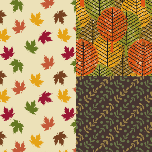 Collection of Autumn Patterns