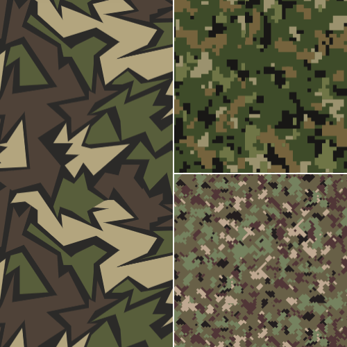 Collection of Camouflage Patterns
