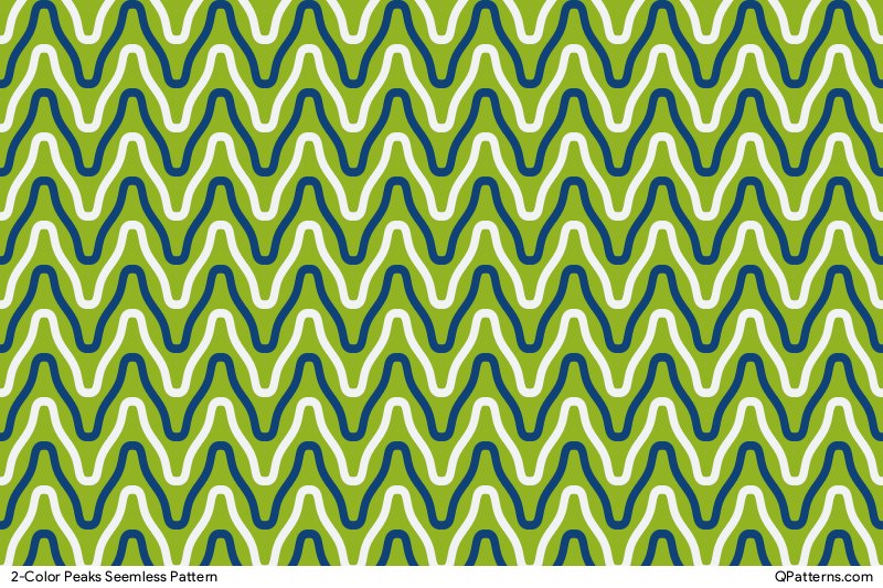 2-Color Peaks Pattern Preview