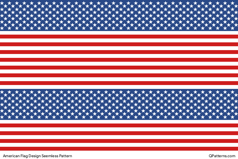 American Flag Design Pattern Preview