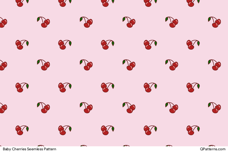 Baby Cherries Pattern Thumbnail