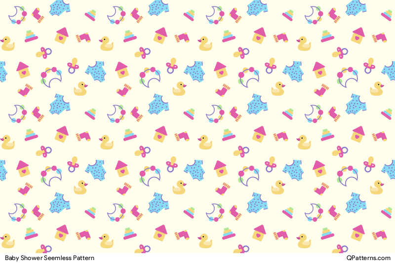Baby Shower Pattern Preview