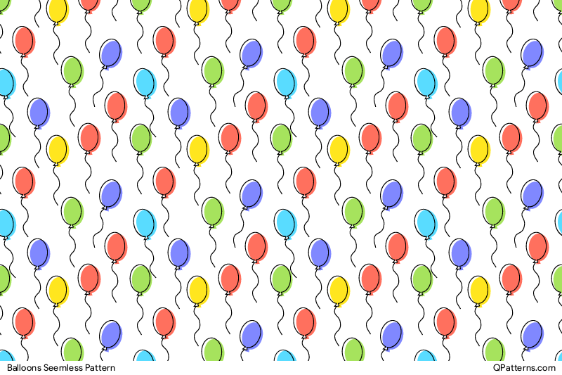 Balloons Pattern Preview