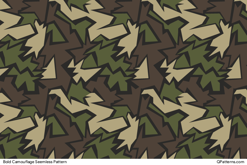 Bold Camouflage Pattern Preview