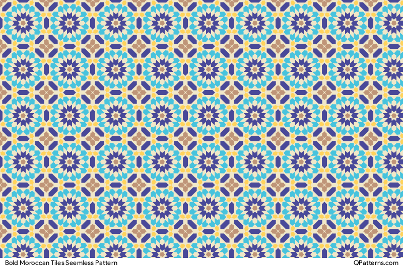 Bold Moroccan Tiles Pattern Thumbnail
