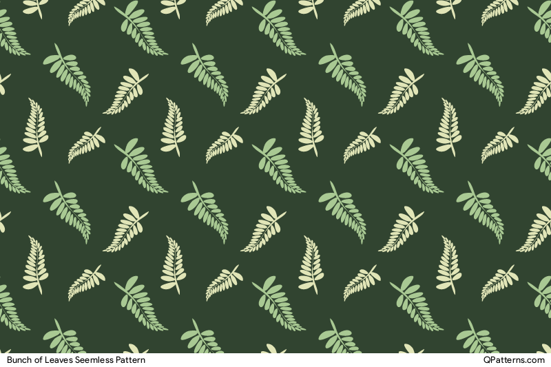 Bunch of Leaves Pattern Preview