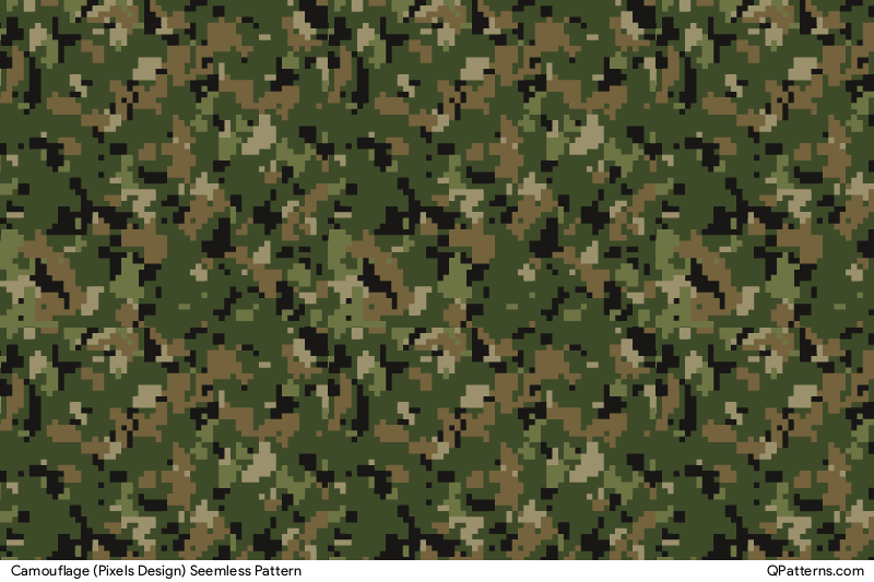 Camouflage (Pixels Design) Pattern Preview