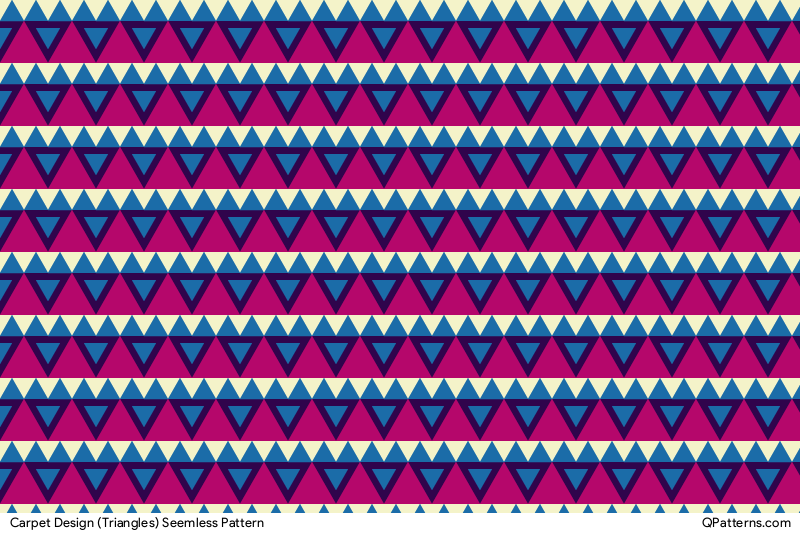 Carpet Design (Triangles) Pattern Preview