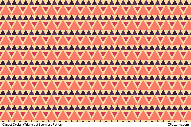 Carpet Design (Triangles) Pattern Thumbnail