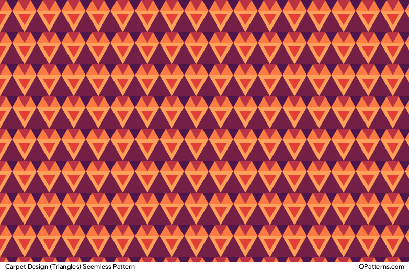 Carpet Design (Triangles) Pattern Preview