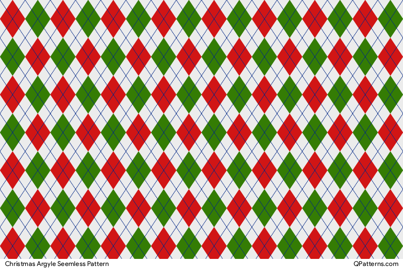 Christmas Argyle Pattern Thumbnail