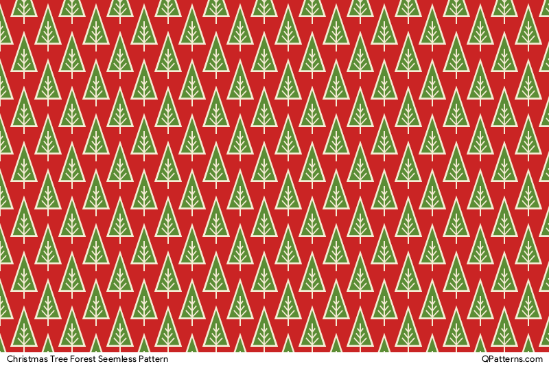 Christmas Tree Forest Pattern Thumbnail