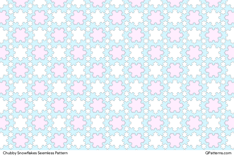 Chubby Snowflakes Pattern Thumbnail