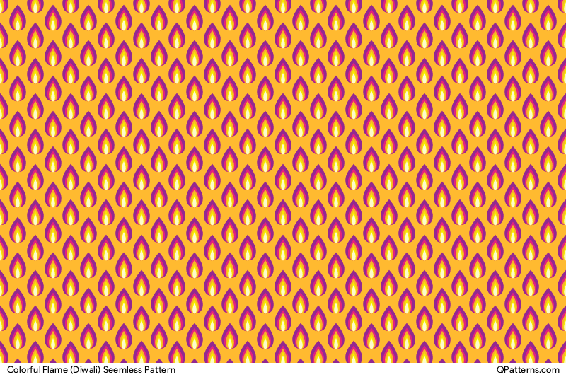 Colorful Flame (Diwali) Pattern Preview