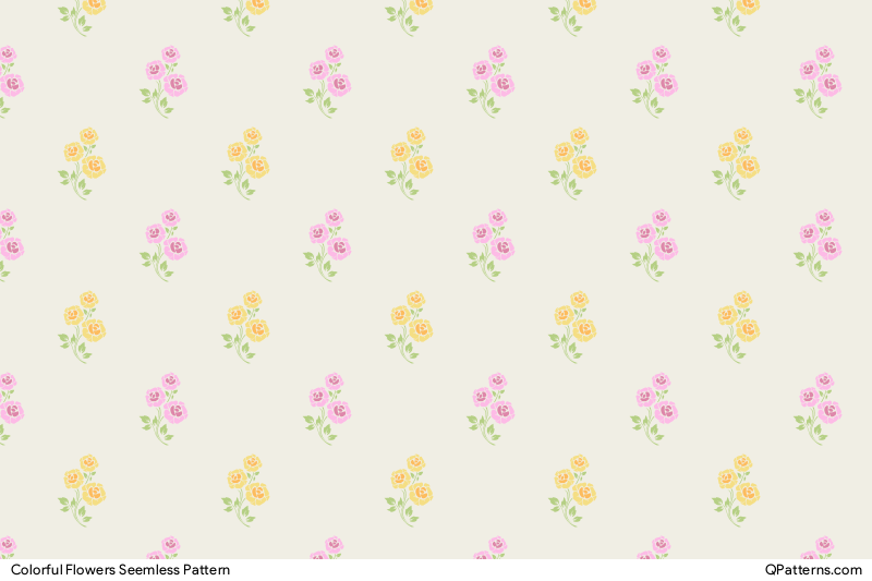 Colorful Flowers Pattern Thumbnail