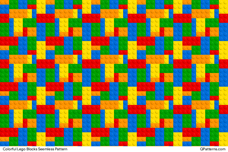 Colorful Lego Blocks Pattern Preview