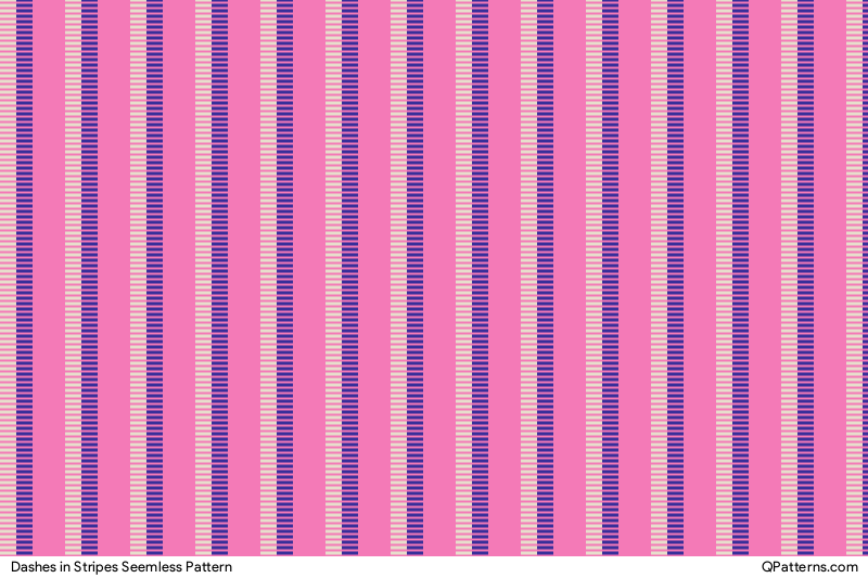 Dashes in Stripes Pattern Thumbnail