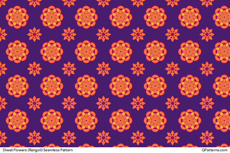 Diwali Flowers (Rangoli) Pattern Thumbnail