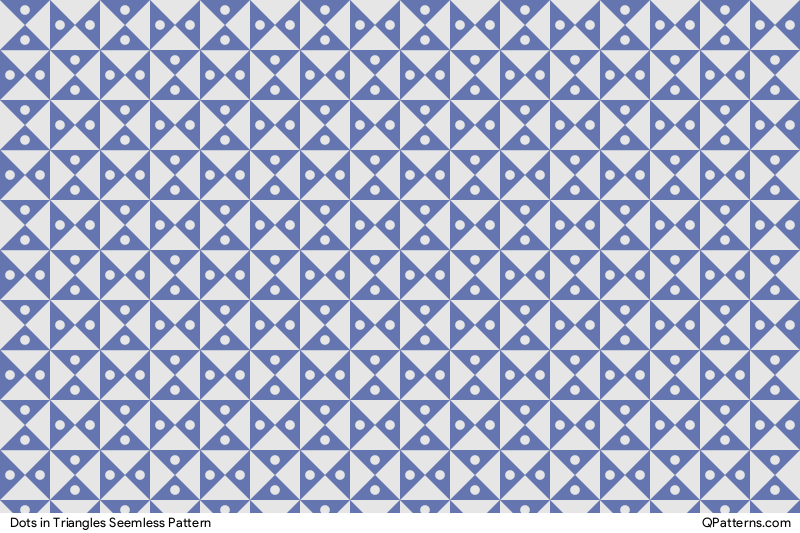 Dots in Triangles Pattern Preview