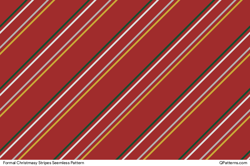 Formal Christmasy Stripes Pattern Thumbnail