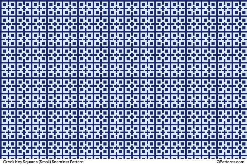 Greek Key Squares (Small) Pattern Thumbnail