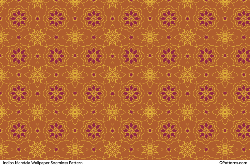 Indian Mandala Wallpaper Pattern Thumbnail
