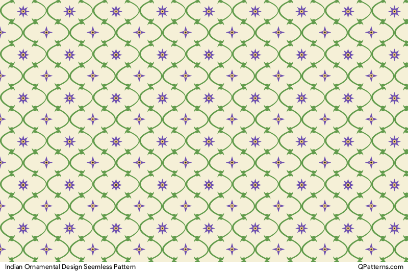 Indian Ornamental Design Pattern Preview