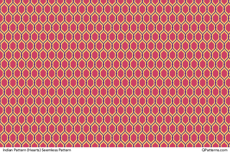 Indian Pattern (Hearts) Pattern Preview