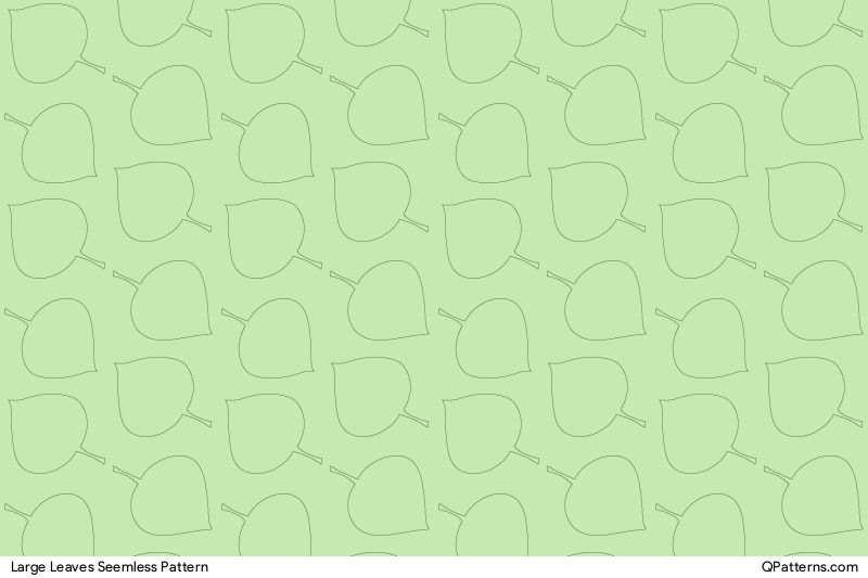 Large Leaves Pattern Preview