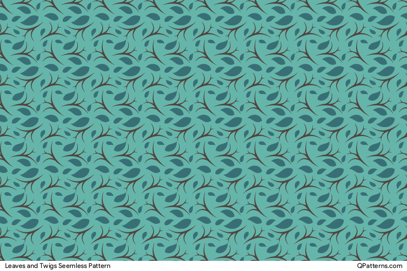 Leaves and Twigs Pattern Thumbnail