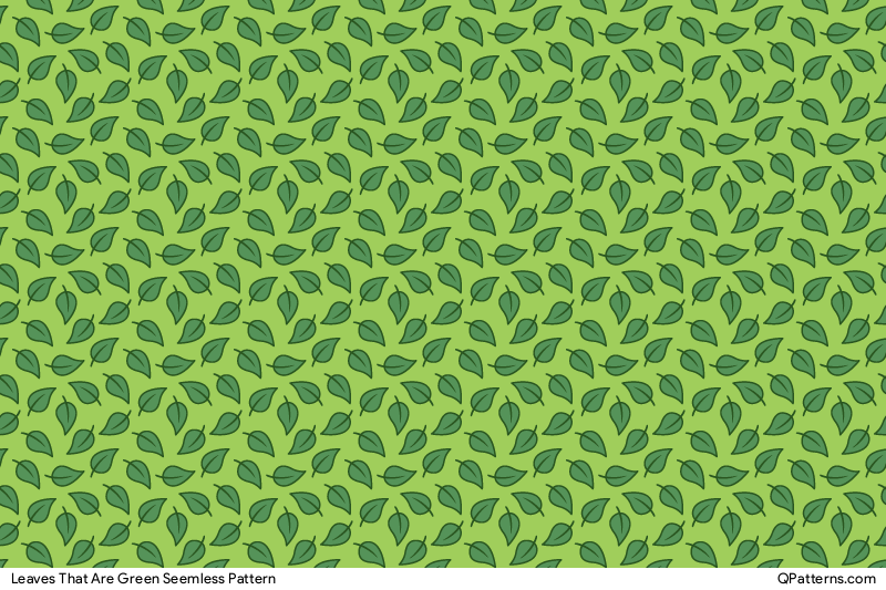 Leaves That Are Green Pattern Preview