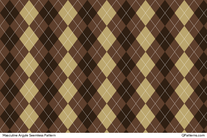 Masculine Argyle Pattern Preview