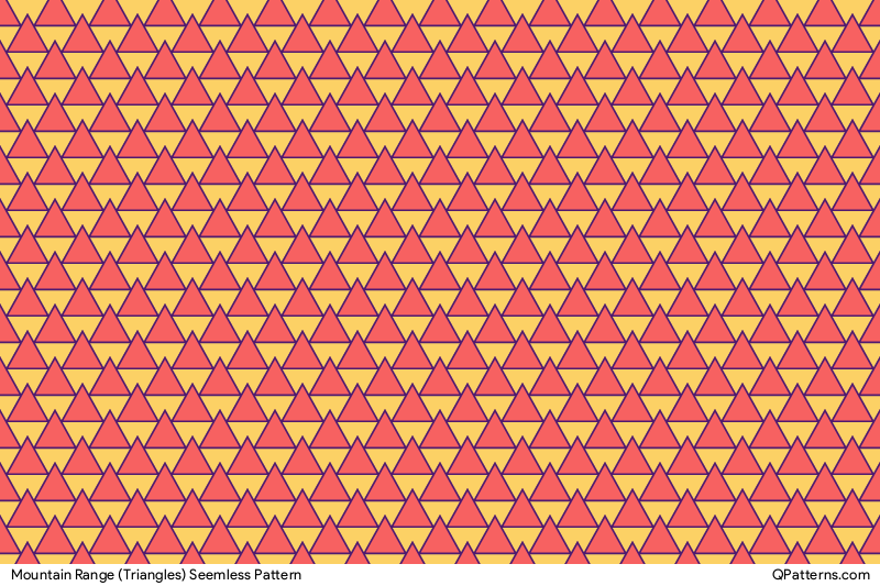 Mountain Range (Triangles) Pattern Preview