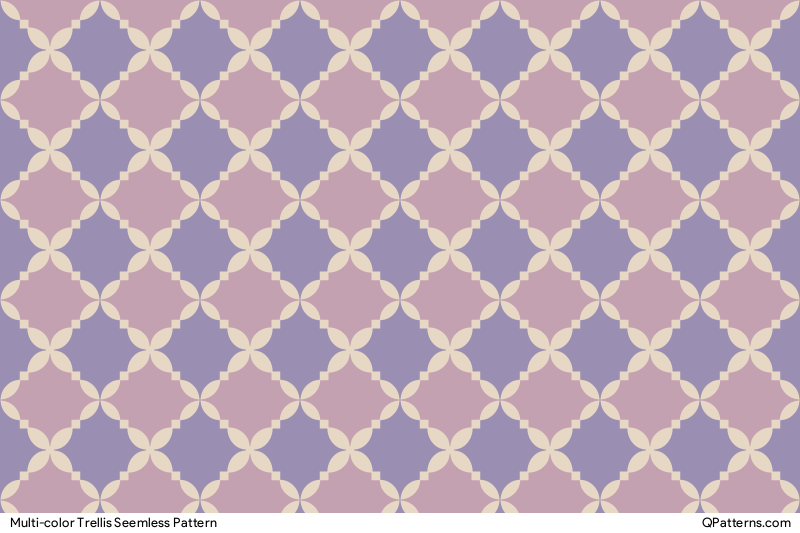 Multi-color Trellis Pattern Thumbnail