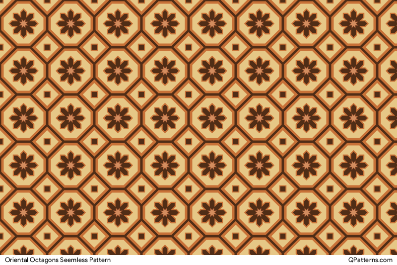 Oriental Octagons Pattern Preview