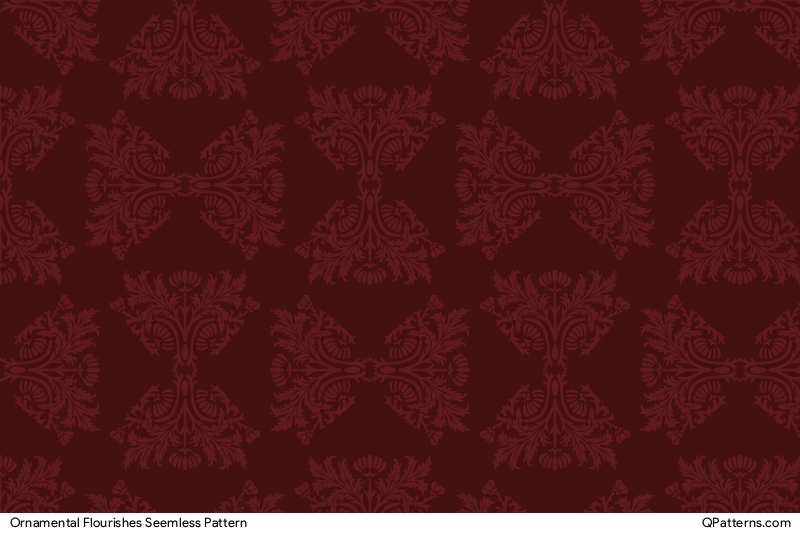 Ornamental Flourishes Pattern Preview