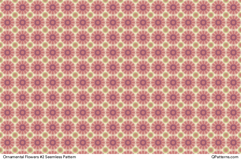 Ornamental Flowers #2 Pattern Preview