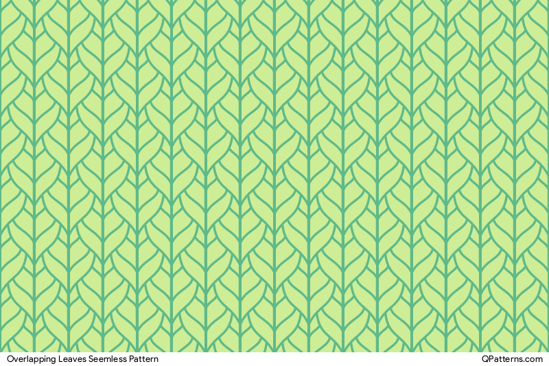 Overlapping Leaves Pattern Preview