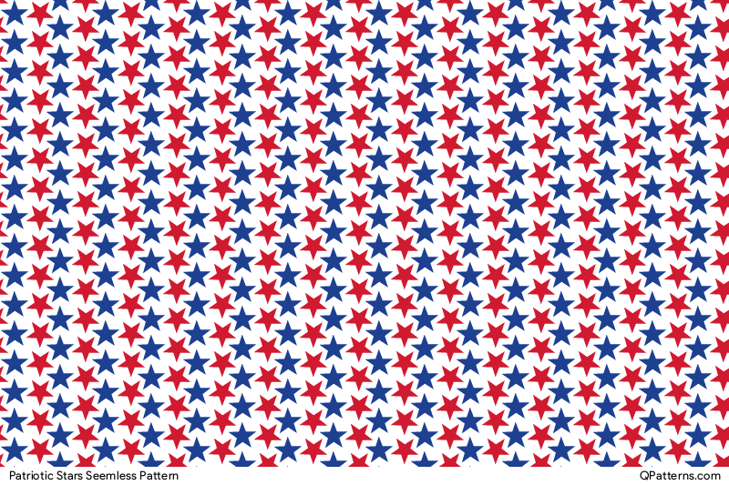 Patriotic Stars Pattern Preview