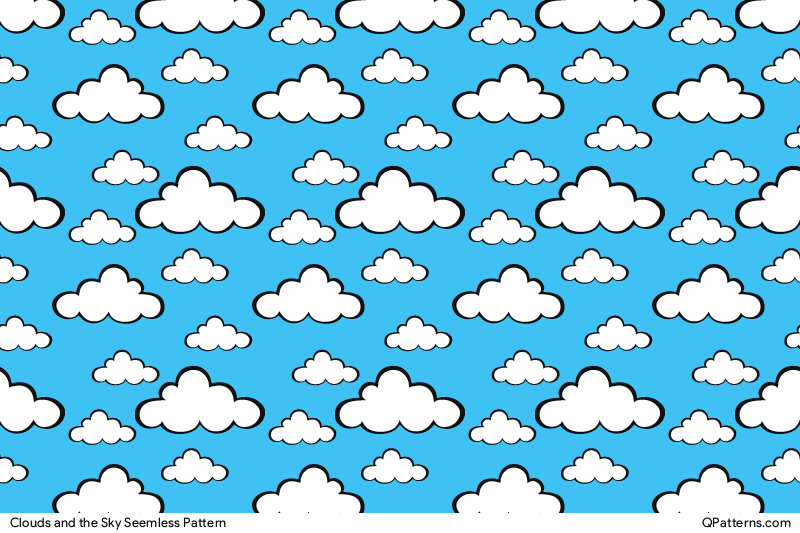 Clouds and the Sky Pattern Preview