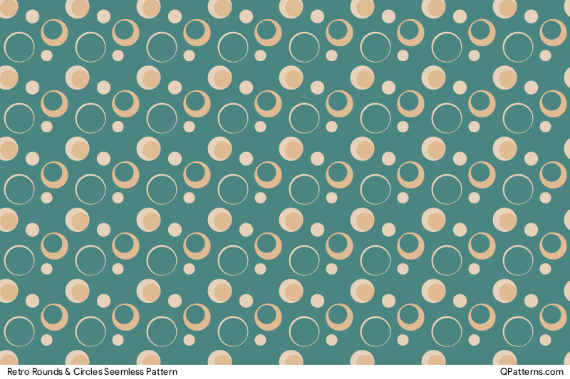Retro Rounds & Circles Pattern Preview
