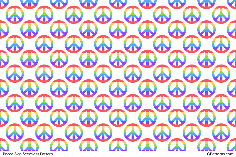 Peace Sign Pattern Preview