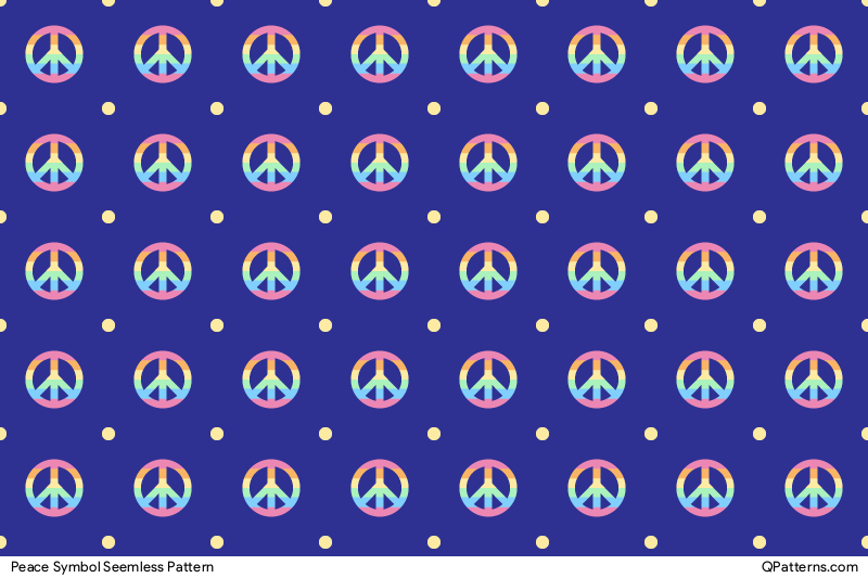 Peace Symbol Pattern Preview