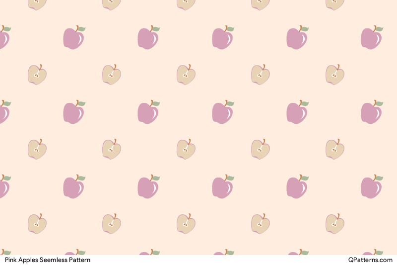 Pink Apples Pattern Thumbnail