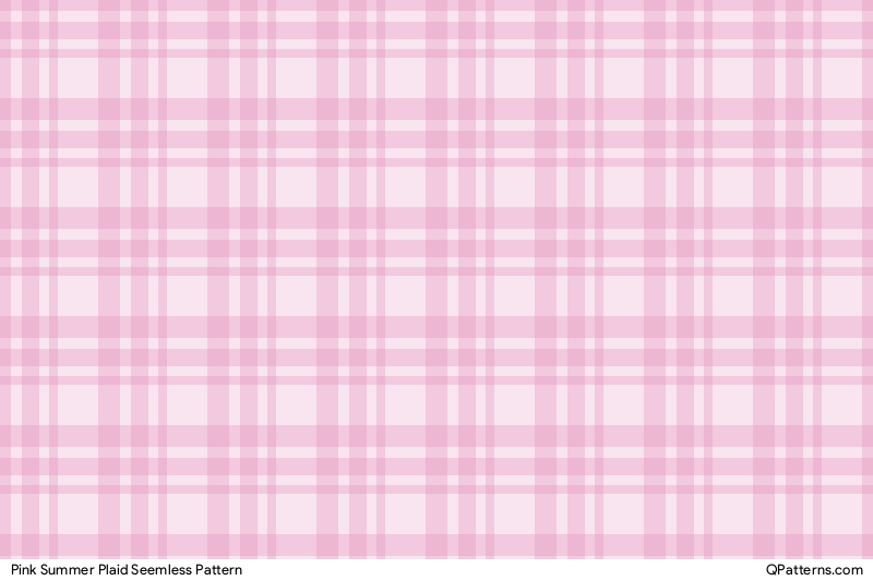Pink Summer Plaid Pattern Thumbnail
