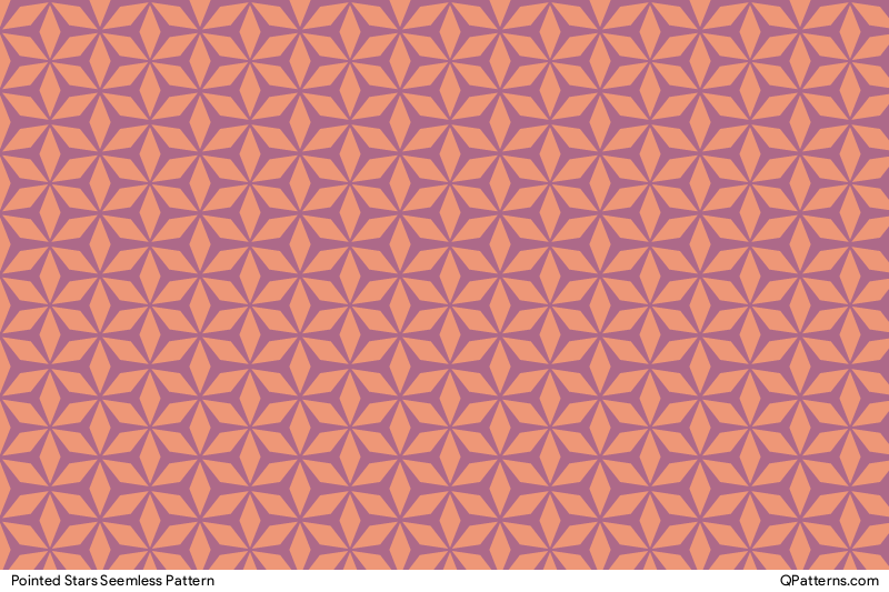 Pointed Stars Pattern Preview