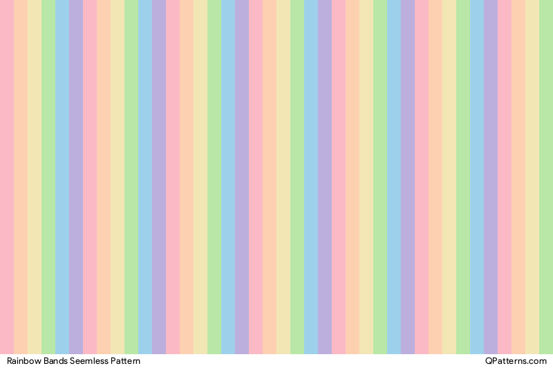 Rainbow Bands Pattern Preview