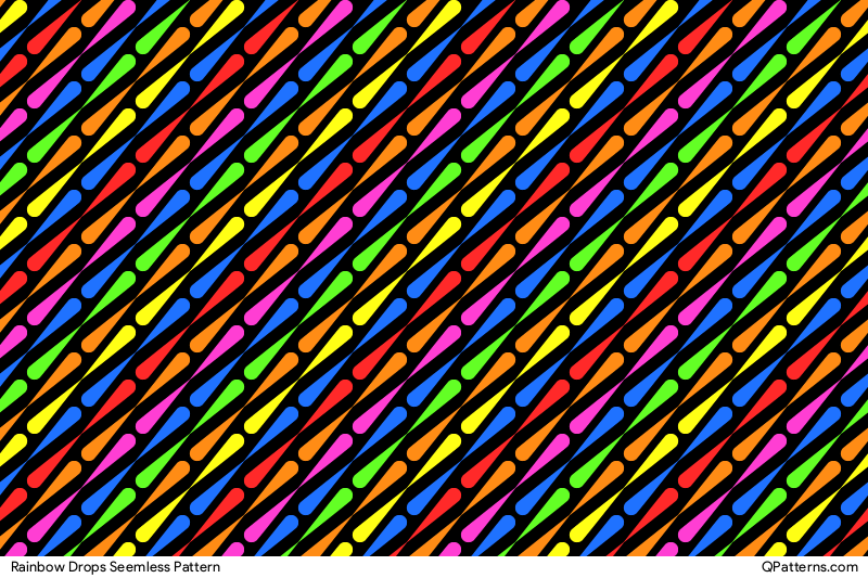 Rainbow Drops Pattern Preview