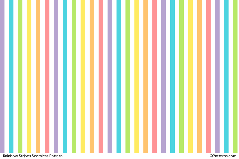 Rainbow Stripes Pattern Thumbnail