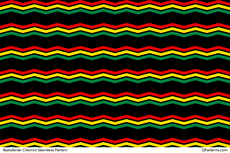 Rastafarian Chevron Pattern Thumbnail